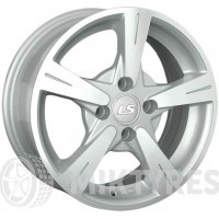 LS Wheels LS632 6x14 4x98 ET 35 Dia 58.6 (Silver)